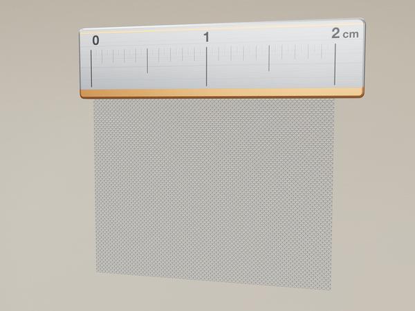 Drahtnetz V2A Edelstahl B: 0.1mm D: 0.065mm M: 150 – 3D-Visualisierung