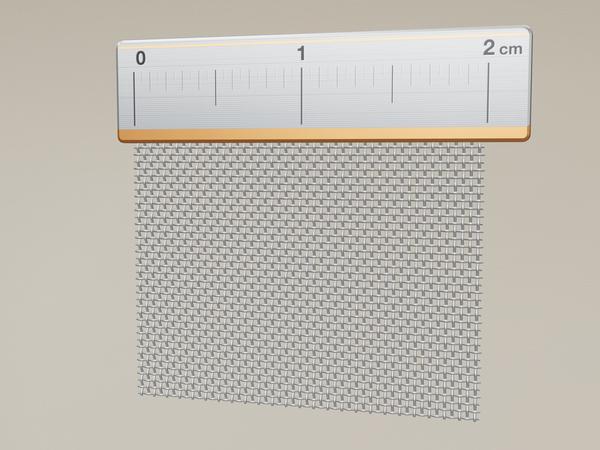Drahtnetz V2A Edelstahl B: 0.25mm D: 0.16mm M: 60 – 3D-Visualisierung