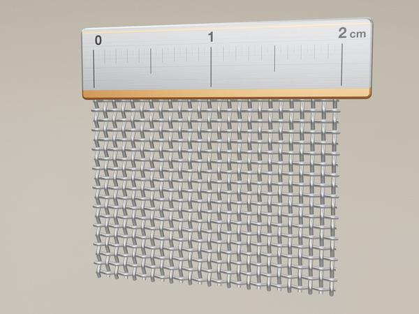 Drahtnetz V2A Edelstahl B: 0.5mm D: 0.32mm M: 30 – 3D-Visualisierung