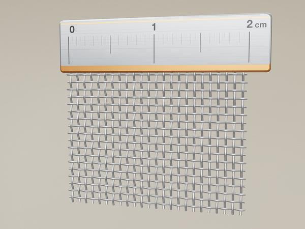 Drahtnetz V2A Edelstahl B: 0.6mm D: 0.25mm M: 30 – 3D-Visualisierung
