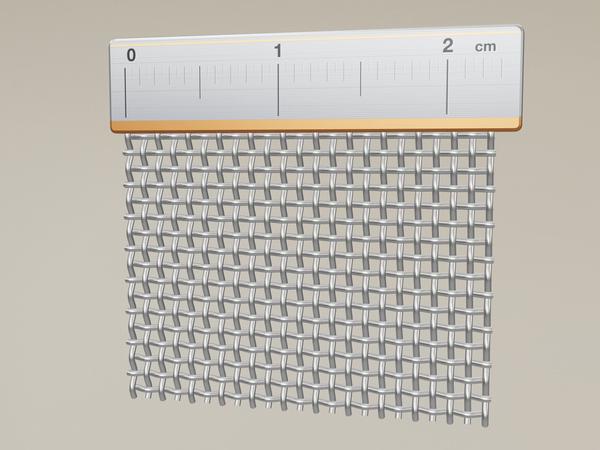 Drahtnetz V2A Edelstahl B: 0.63mm D: 0.4mm M: 25 – 3D-Visualisierung