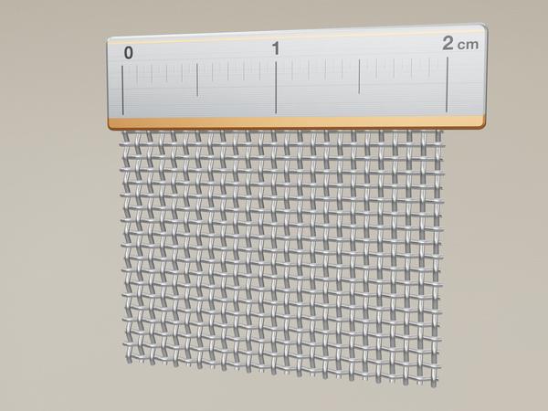 Drahtnetz V4A Edelstahl B: 0.5mm D: 0.32mm M: 30 – 3D-Visualisierung